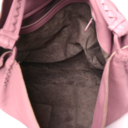 Bottega Veneta Washed Cervo Deerskin Large Hobo Rose Pink 5 of 12
