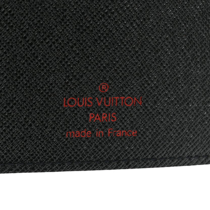 Louis Vuitton Electric Epi Medium Ring Agenda Cover Black 6 of 8