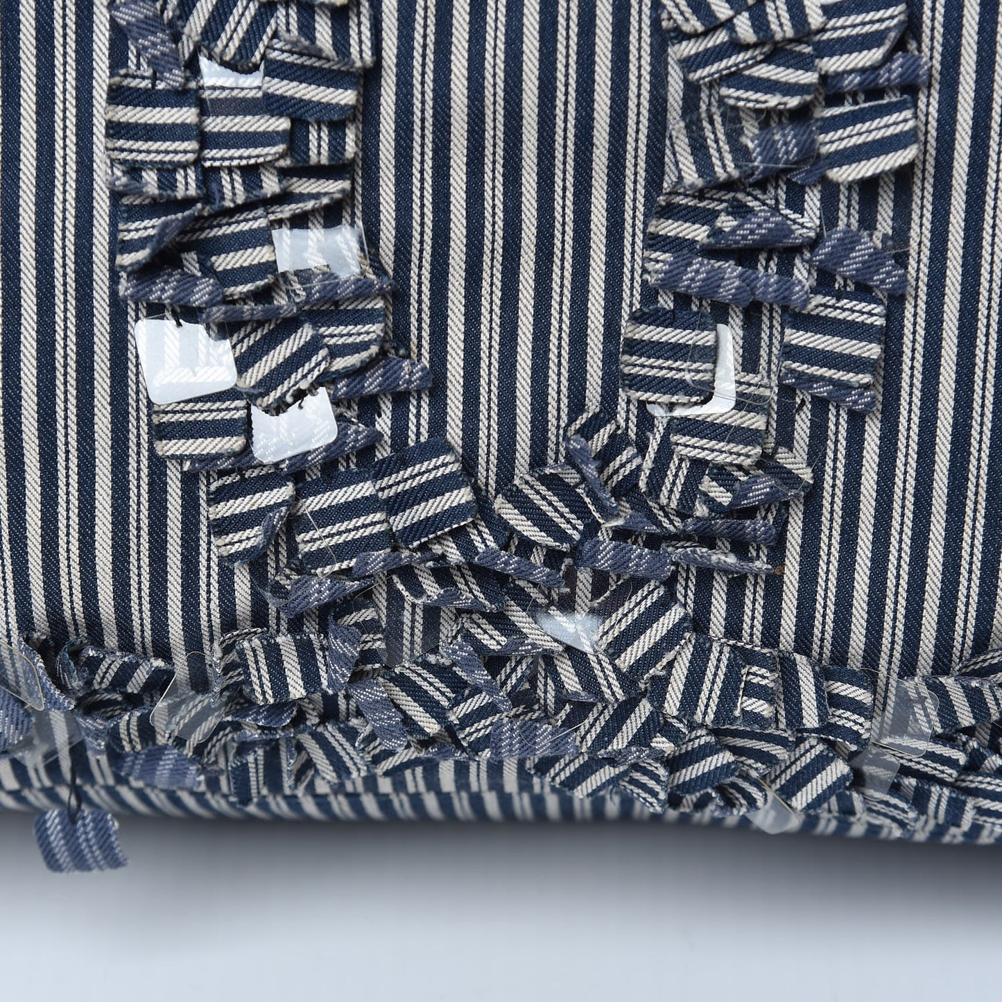 Canvas Sequin Stripe CC Tote Blue