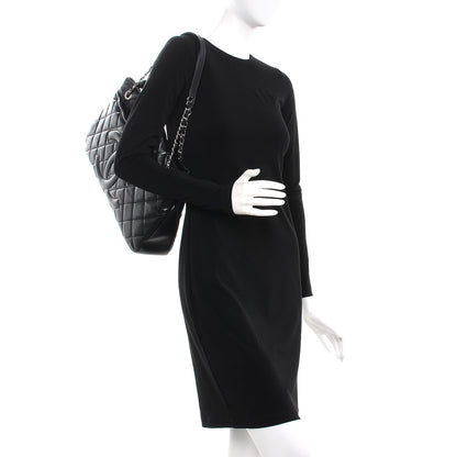 Chanel Caviar Quilted CC Timeless Soft Tote Black 2 of 8