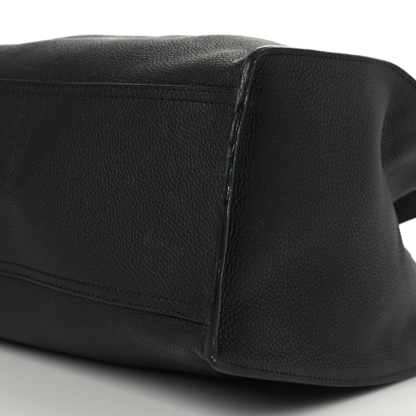 Soft Calfskin Medium Jackie Top Handle Bag Black