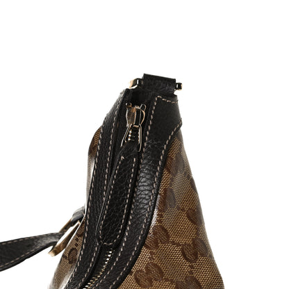 Gucci Crystal Monogram Hobo Dark Brown 15 of 16