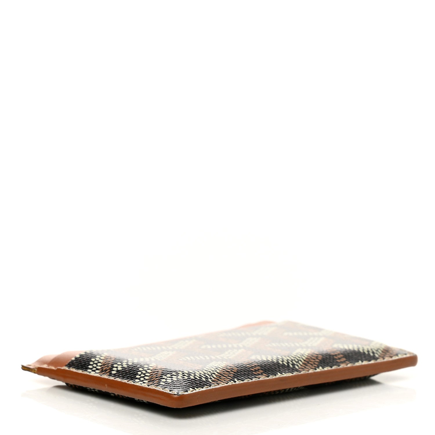 Goyard Goyardine Saint Sulpice Card Holder Black Gold 4 of 8