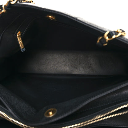 Chanel Caviar Quilted Small Shopping Tote Black 6 of 14