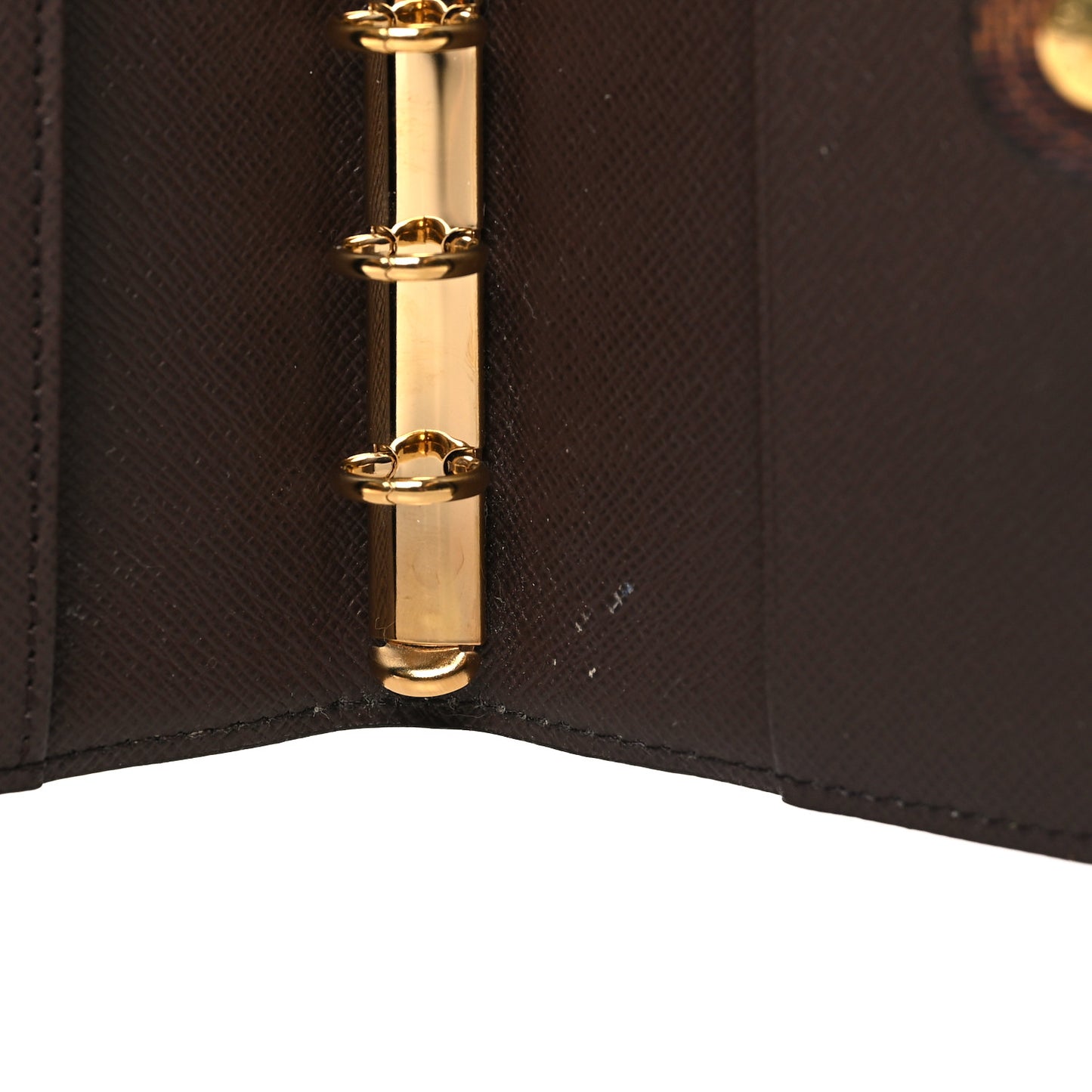 Damier Ebene Small Ring Agenda Cover