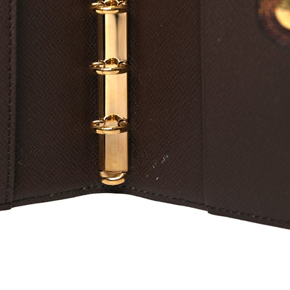 Louis Vuitton Damier Ebene Small Ring Agenda Cover 7 of 8