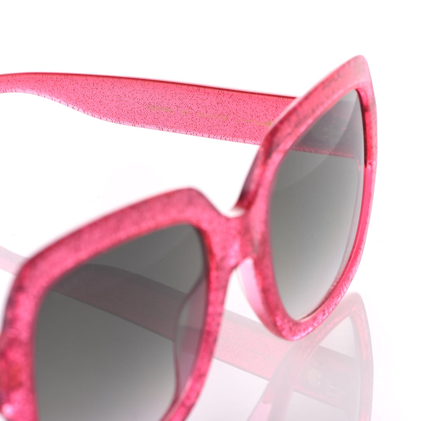 Square Frame GG 0036S Sunglasses Glitter Pink