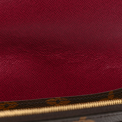 Louis Vuitton Monogram Emilie Wallet Fuchsia 7 of 7