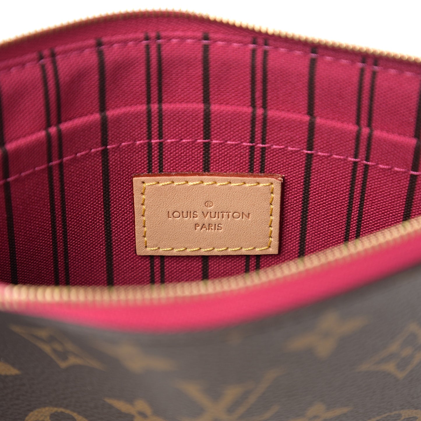 Monogram Neverfull MM GM Pochette Pivoine