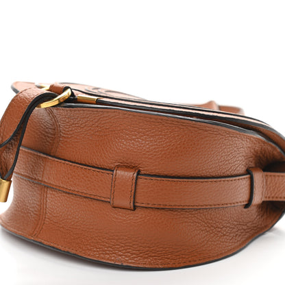 Chloe Calfskin Mini Marcie Round Crossbody Bag Tan 10 of 10