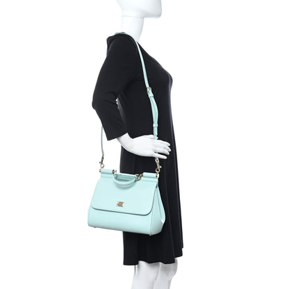 Dolce & Gabbana Dauphine Miss Sicily Satchel Azzurro 2 of 9