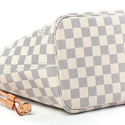 Louis Vuitton Damier Azur Neo Neverfull MM Rose Ballerine 9 of 10