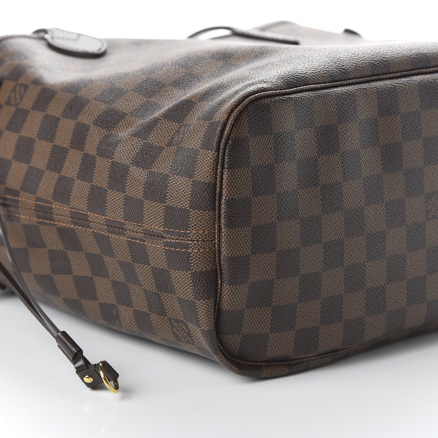 Louis Vuitton Damier Ebene Neo Neverfull MM Rose Ballerine 6 of 10