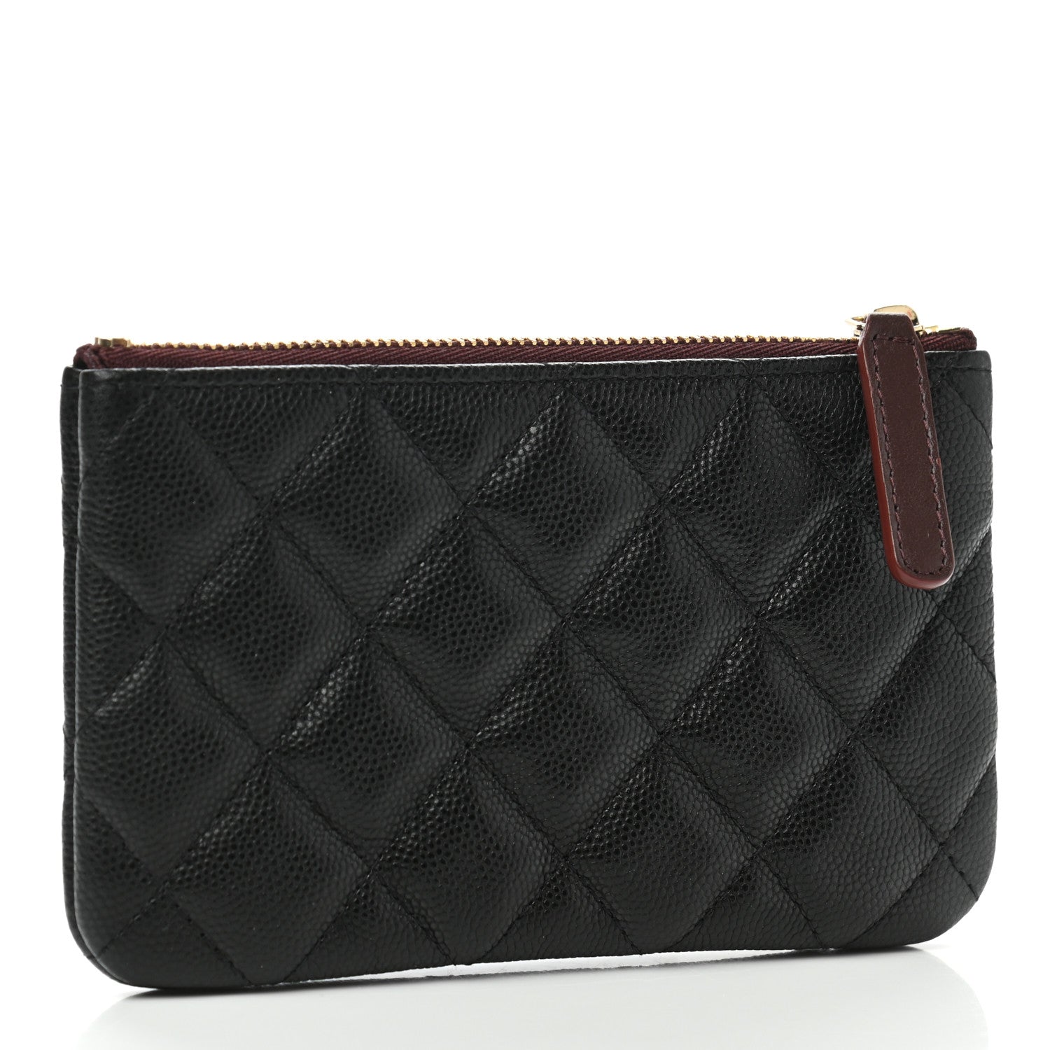 Chanel Caviar Quilted Small Cosmetic Case Black 3 of 9