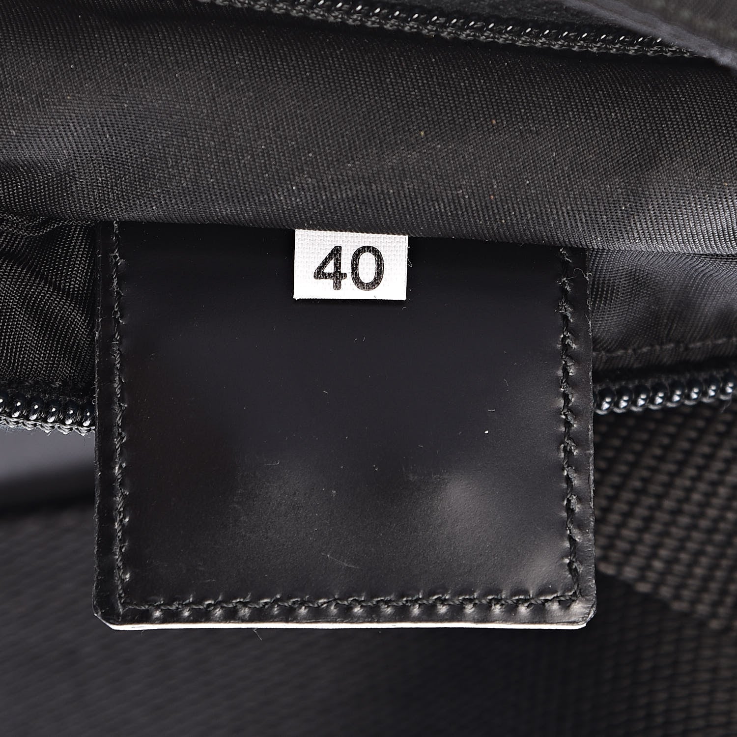 Prada Nylon Flat Messenger Bag Black 8 of 11