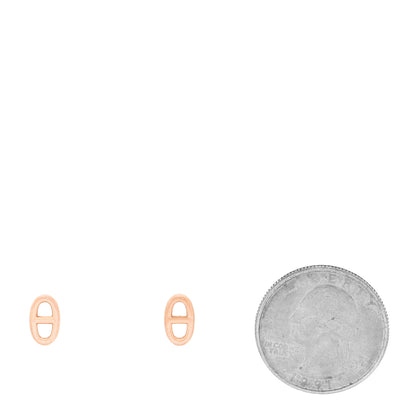 Hermes 18K Rose Gold TPM Farandole Stud Earrings 2 of 6