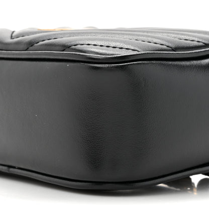 Saint Laurent Calfskin Matelasse Monogram Lou Belt Bag Black 8 of 9
