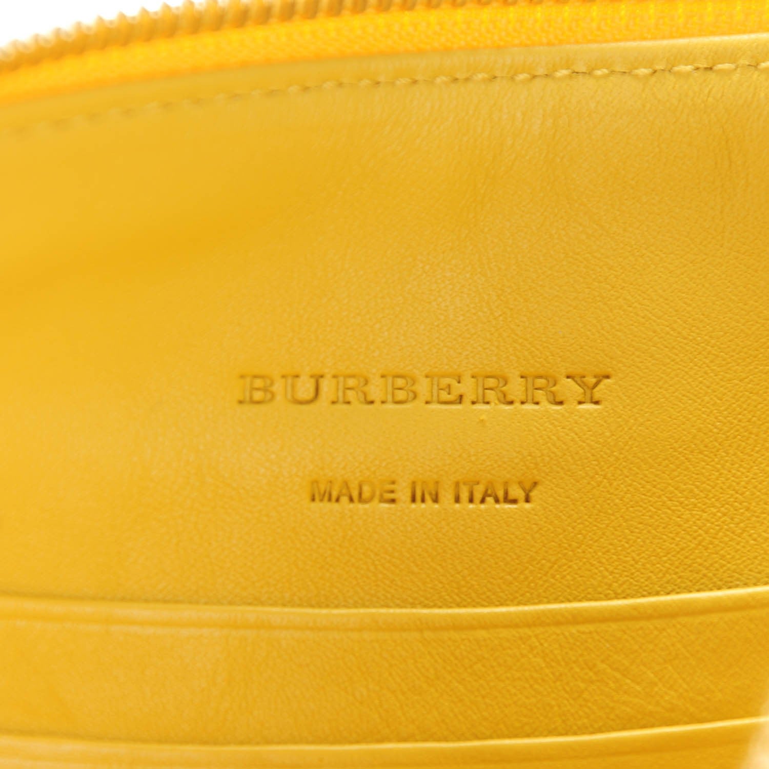 Burberry Horseferry Check Natural Knot Peyton Crossbody Clutch Bag Yellow 6 of 9