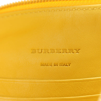Burberry Horseferry Check Natural Knot Peyton Crossbody Clutch Bag Yellow 6 of 9