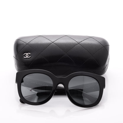 Chanel Acetate Butterfly Signature CC Sunglasses 5358 Black 5 of 8