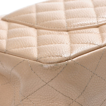 Chanel Caviar Quilted Medium Double Flap Beige Clair 13 of 19