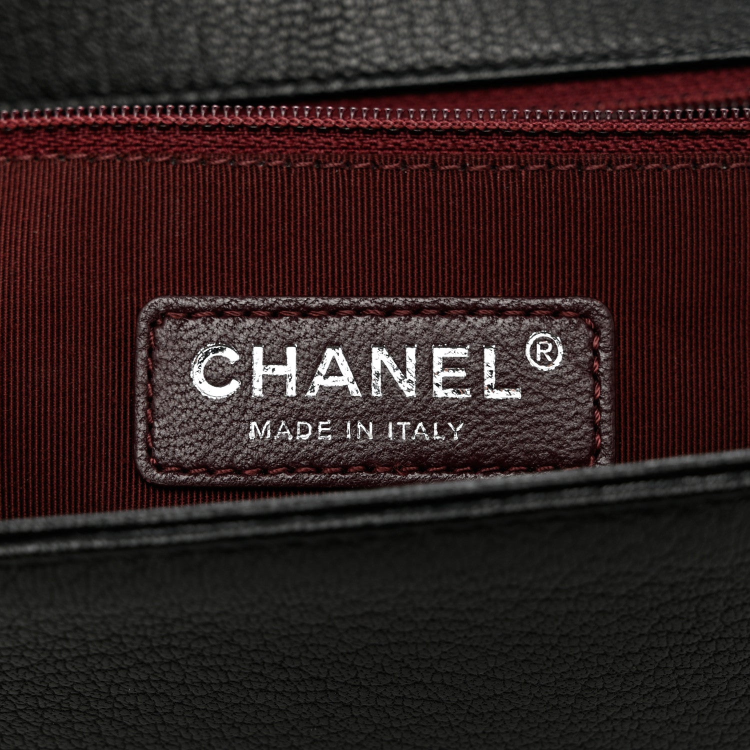 Chanel Goatskin Quilted Patent New Medium Duo Boy Flap Black 6 of 12