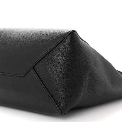 Celine Soft Grained Calfskin Medium Belt Cabas Phantom Black 11 of 11