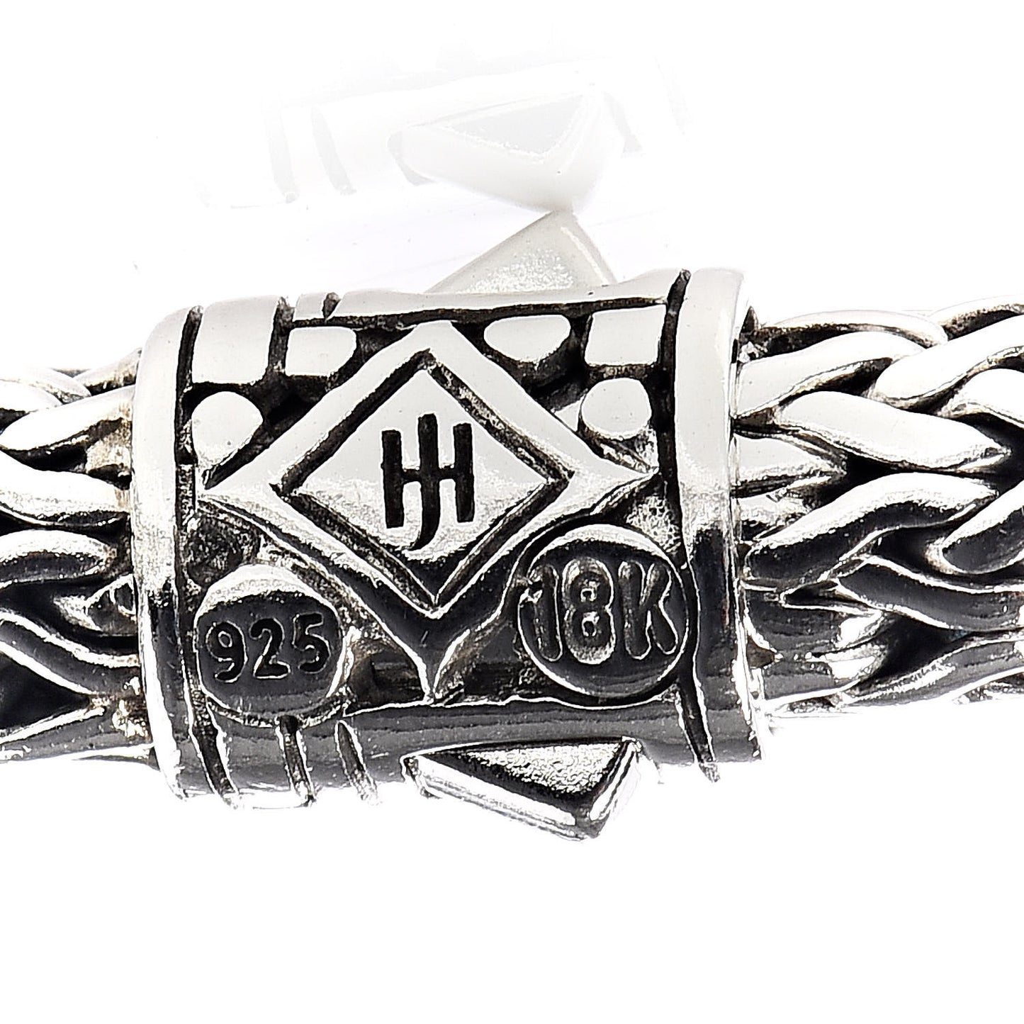 Sterling Silver 18K Yellow Gold Jaisalmer Four Station Bracelet M