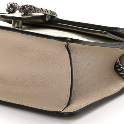 Gucci GG Supreme Monogram Mini Dionysus Top Handle Bag Beige Mystic White Oatmeal 10 of 10