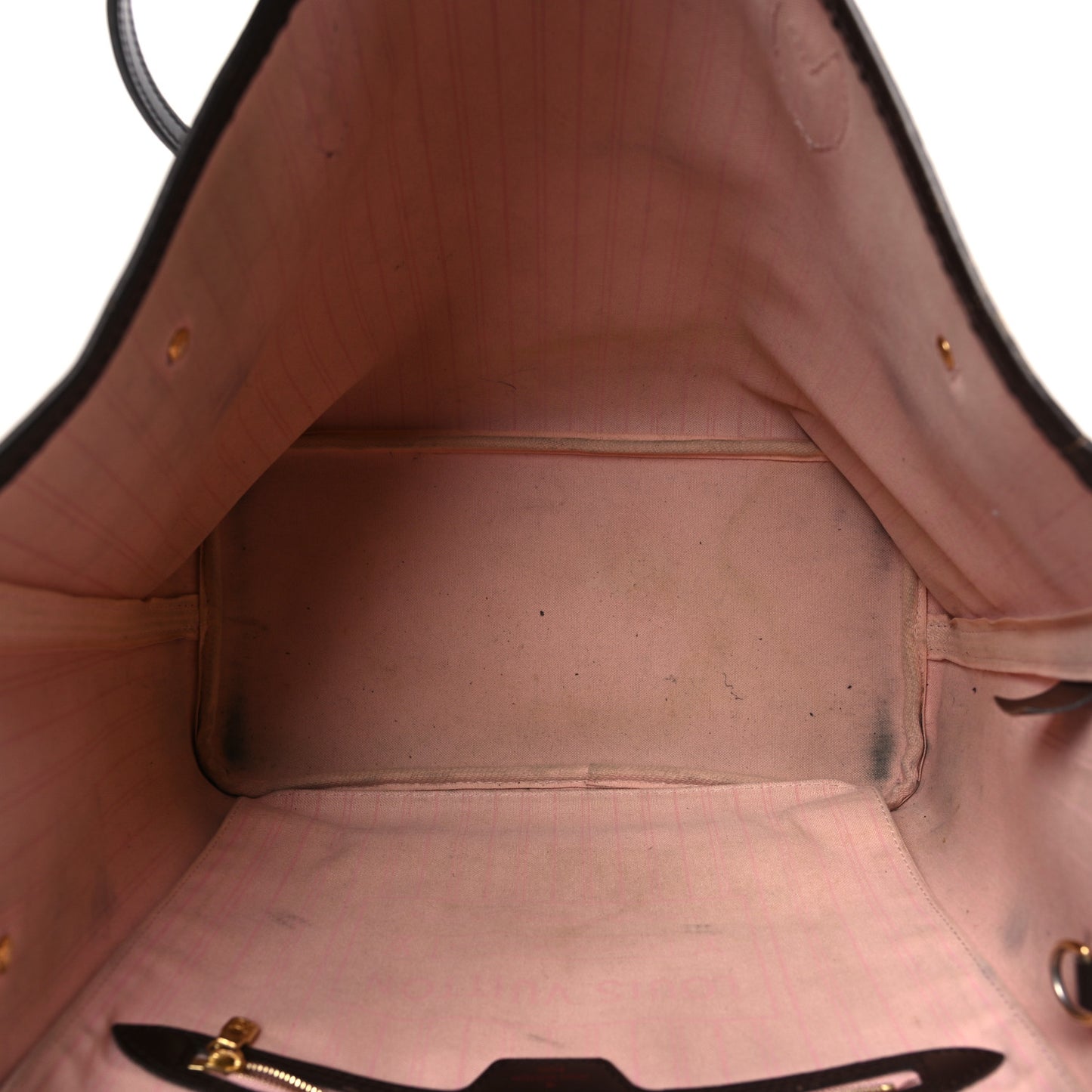 Damier Ebene Neo Neverfull MM Rose Ballerine