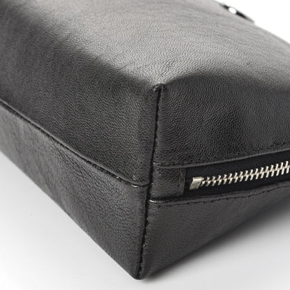 Chanel Calfskin Vanity Cosmetic Case Black 9 of 10