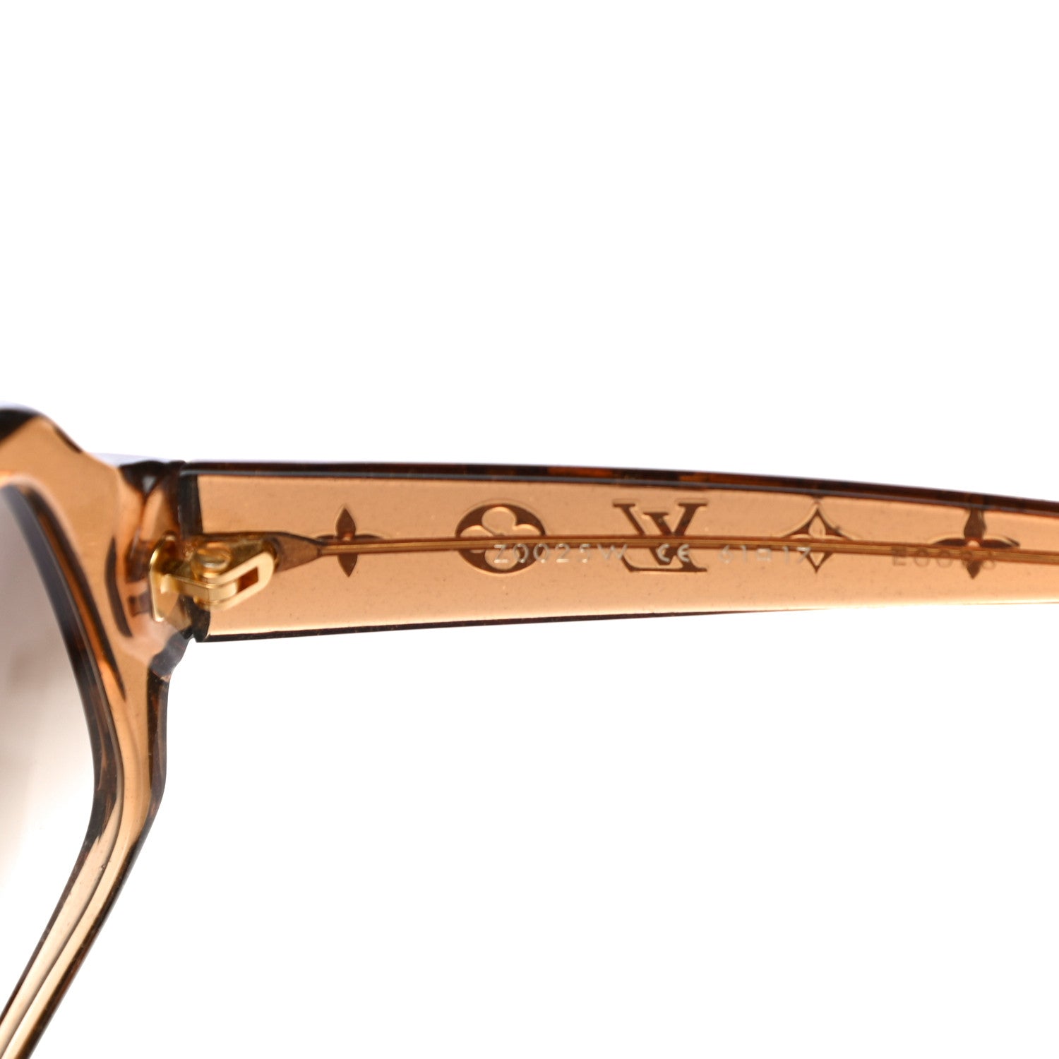 Louis Vuitton Acetate Obsession Carre Sunglasses Z0025W Glitter Honey 5 of 7