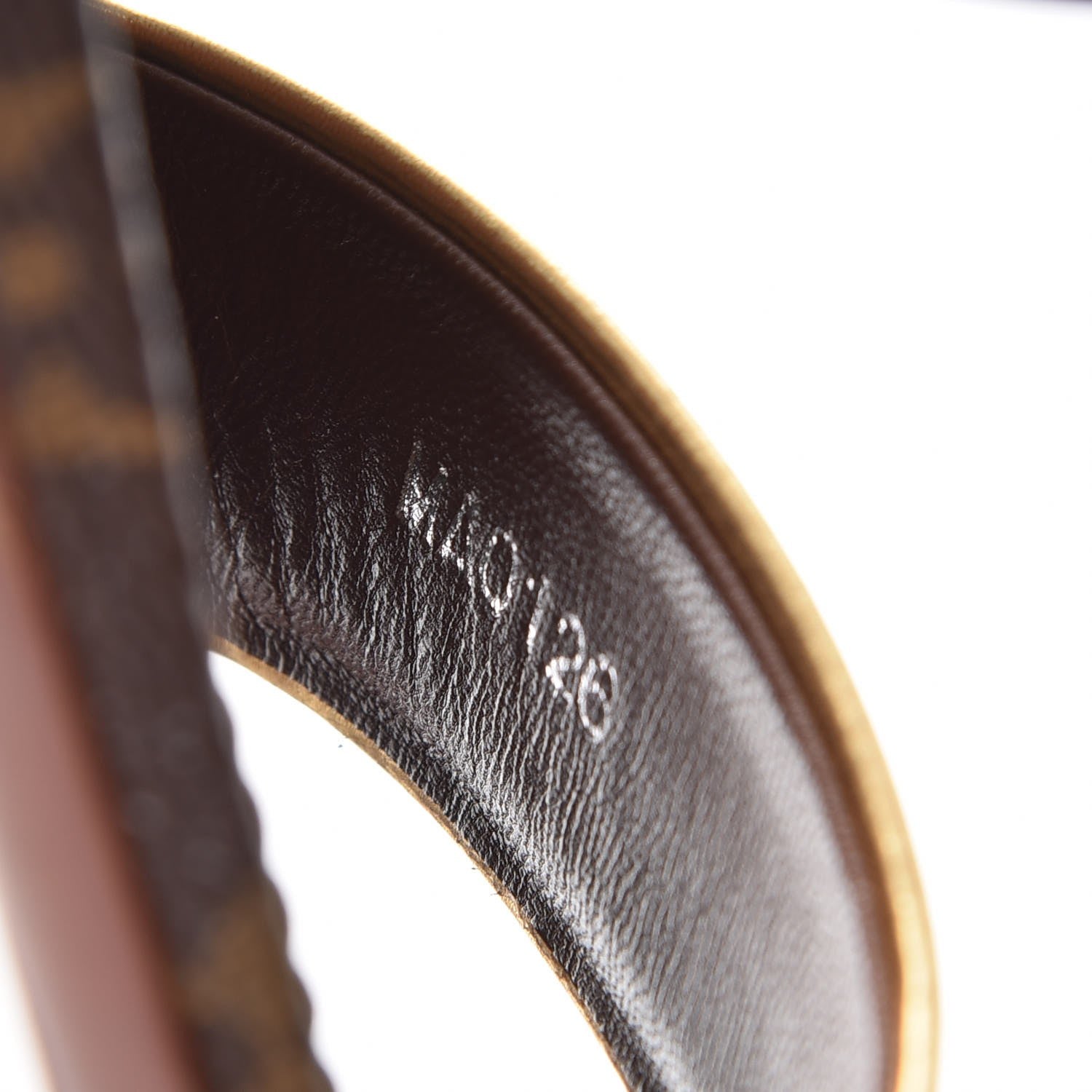 Louis Vuitton Calfskin Monogram Golden Bloom Flat Sandals 36 Gold 8 of 8