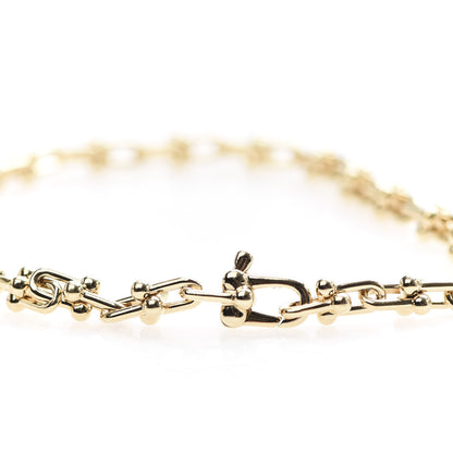 Tiffany 18K Yellow Gold Micro HardWear Link Bracelet 4 of 5