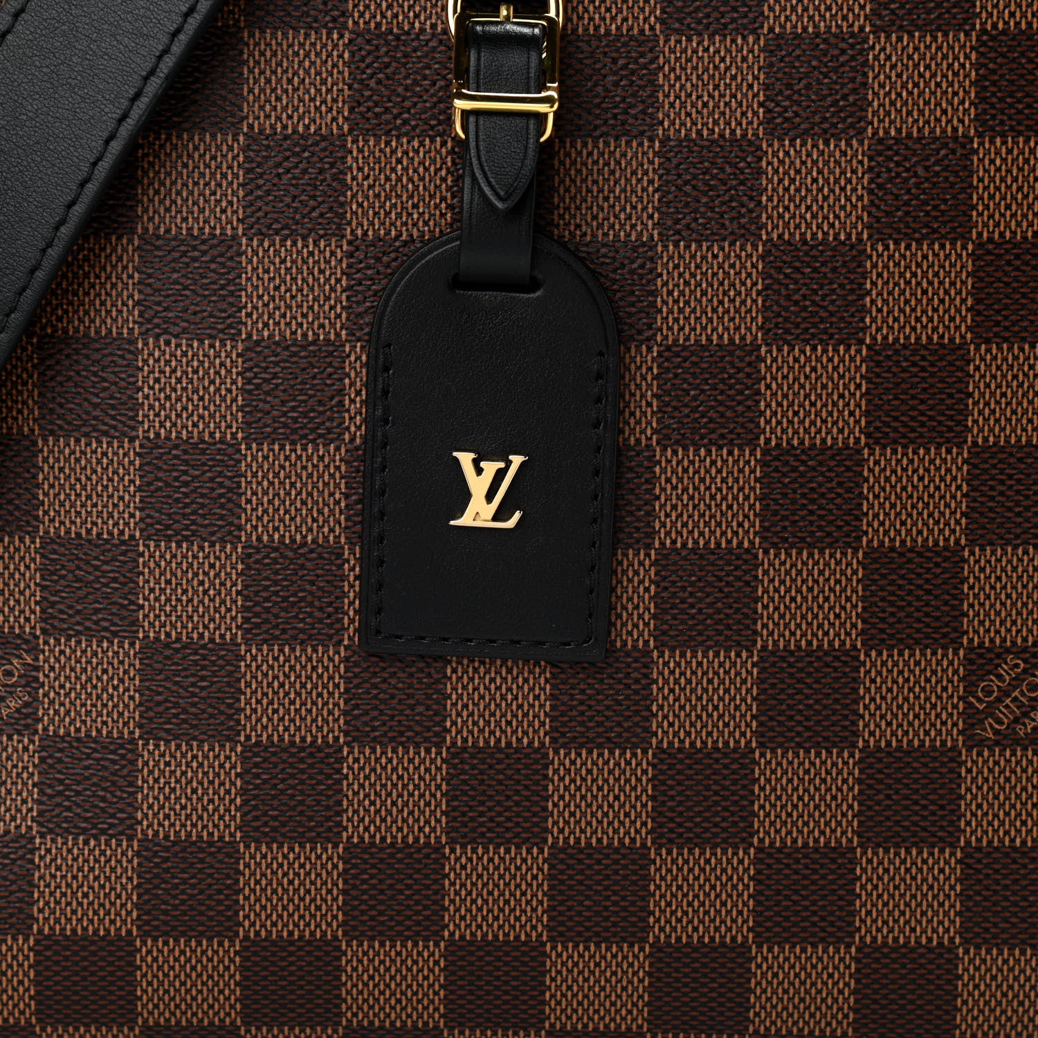 Louis Vuitton Damier Ebene Odeon MM Black 19 of 25