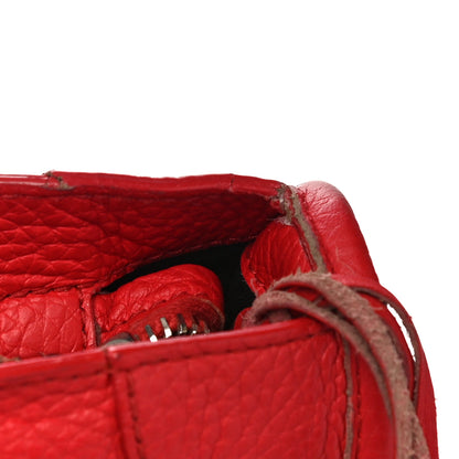 Balenciaga Vibrato Calfskin Classic Silver Hardware S City Rouge Cerise 14 of 20