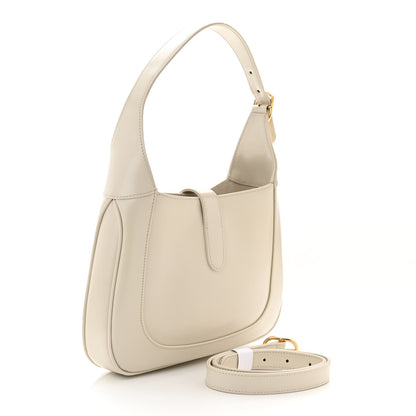 Gucci Boarded Dyana Lux Calfskin Small Jackie 1961 Hobo Mystic White 3 of 11