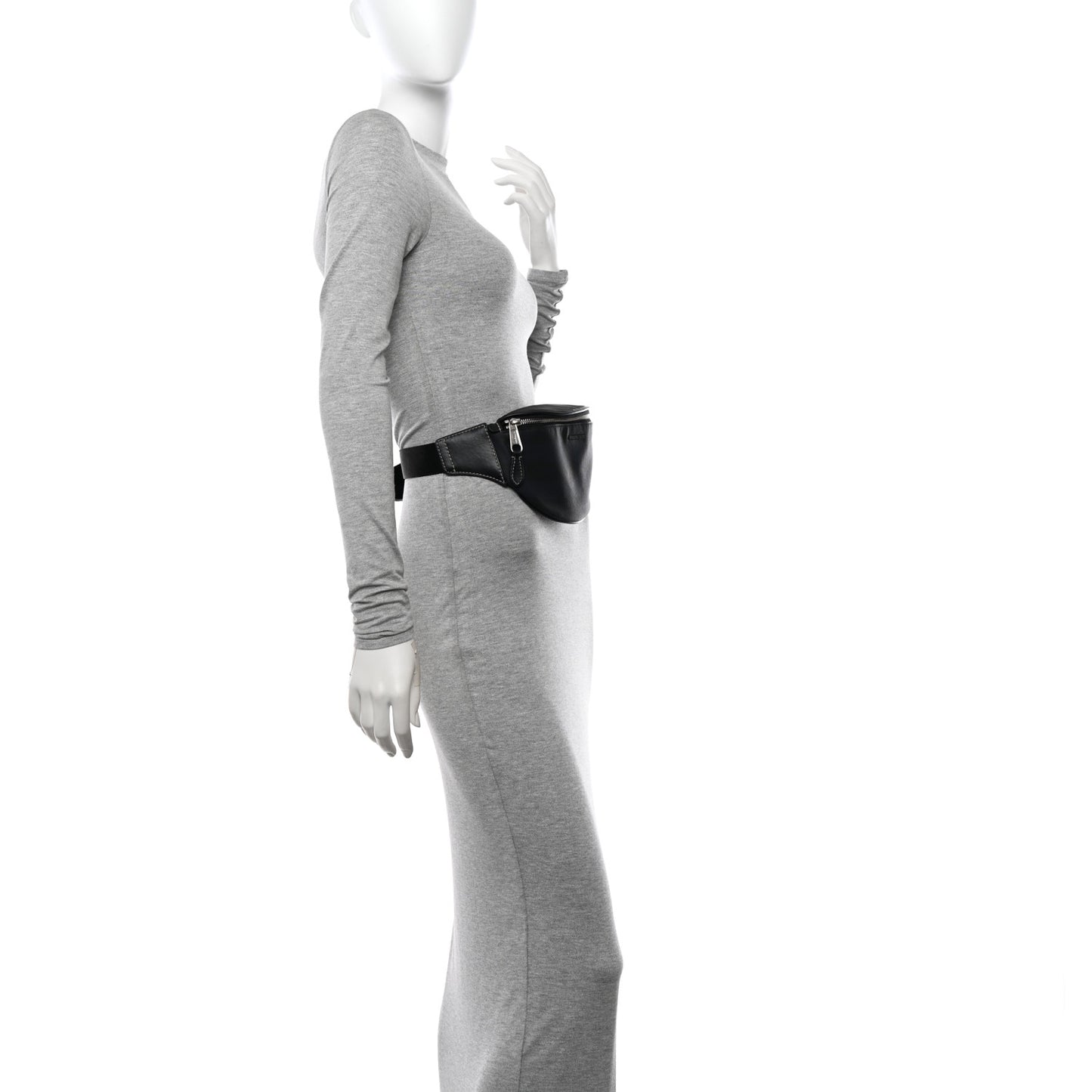 E-canvas Check Cason Mini Bum Bag Navy Blue