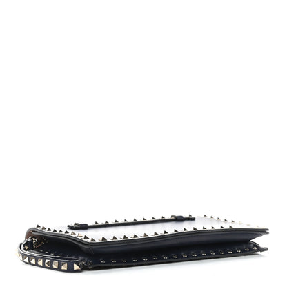 Valentino Garavani Nappa Rockstud Wristlet Clutch Marine 12 of 17