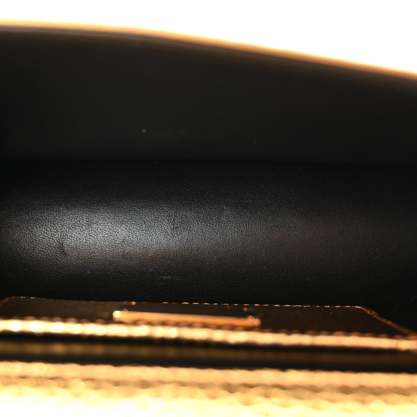 Metallic Karung Forever Serpenti Bag Gold