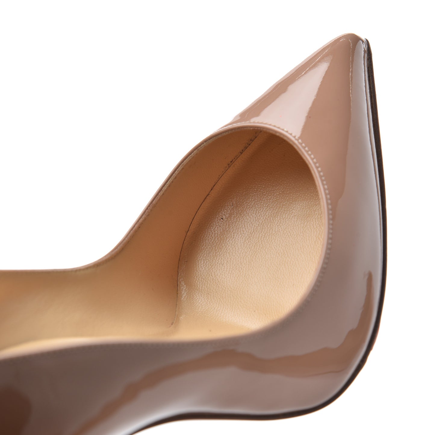 Patent Pigalle Follies 100 Pumps 36.5 Nude
