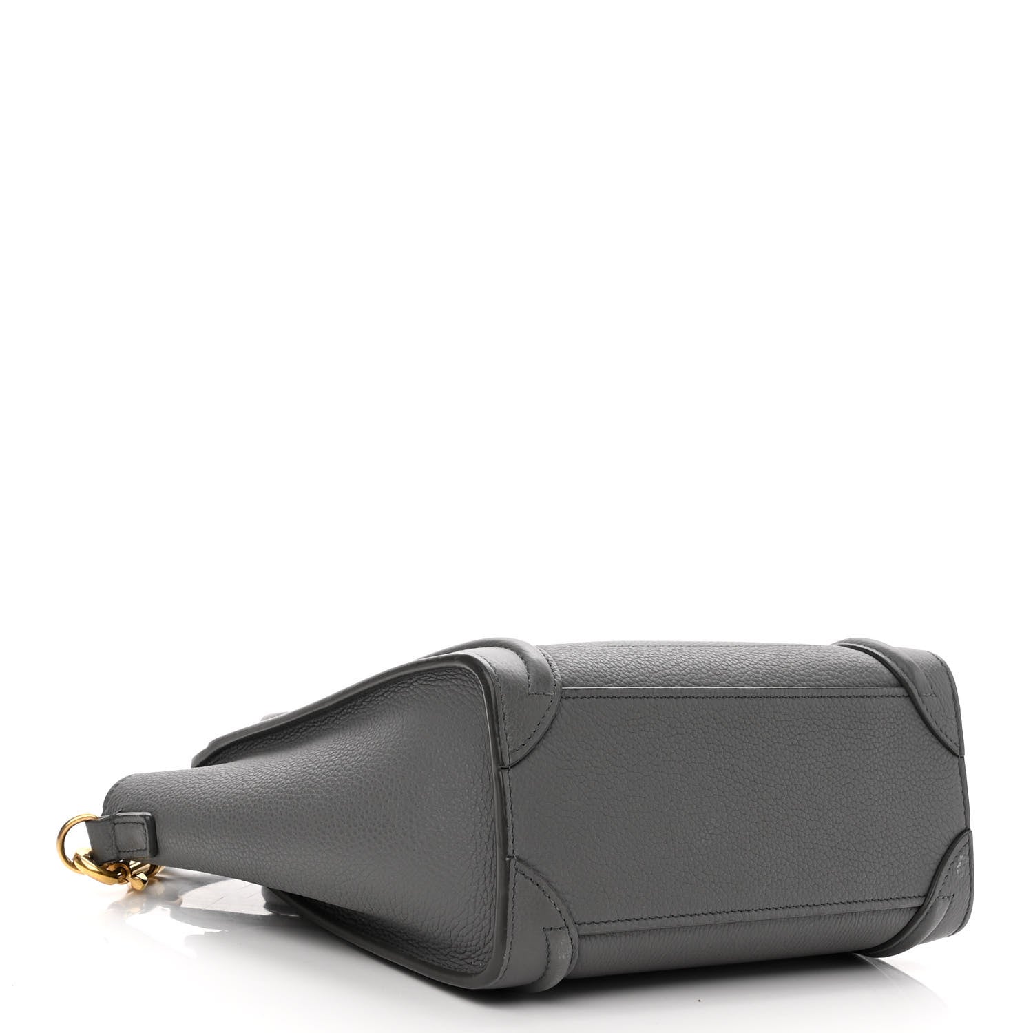 Celine Baby Drummed Calfskin Nano Luggage Kohl 4 of 10