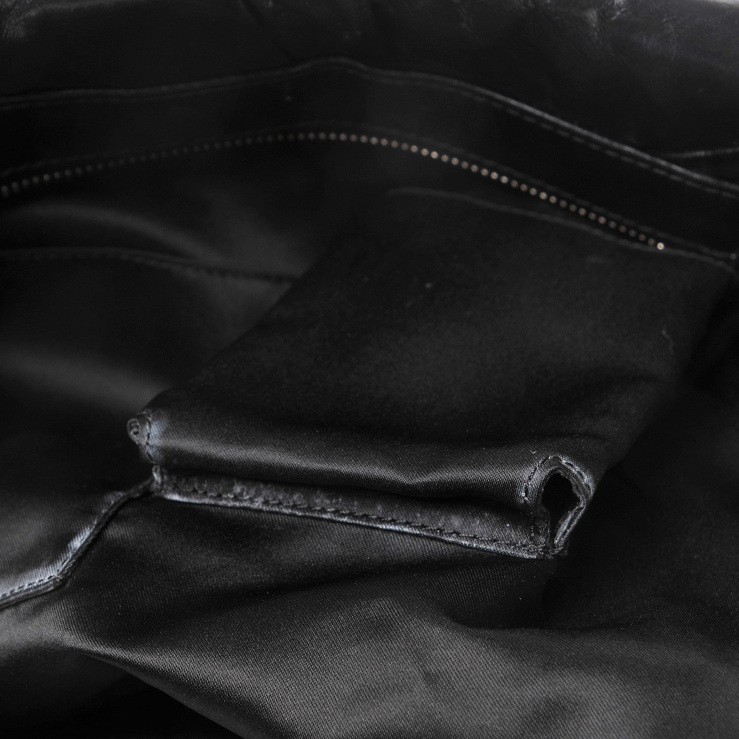 Chanel Glazed Calfskin Large Twisted Tote Black 7 of 10
