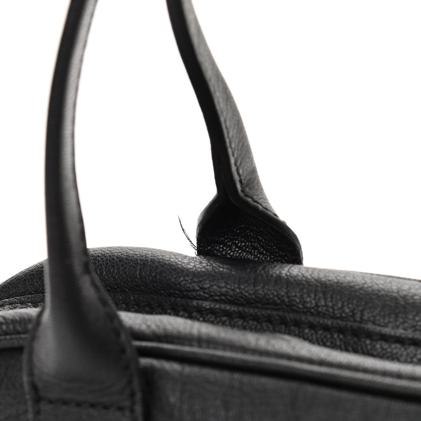 Calfskin Small Princy Satchel Black