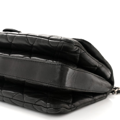 Chanel Lambskin Quilted Jumbo 3 Flap Black 10 of 10