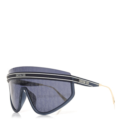 Christian Dior Oblique Mask DiorClub M2U Sunglasses Translucent Blue 1 of 8