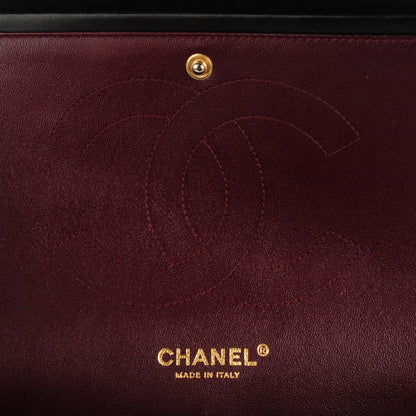 Chanel Lambskin Quilted Jumbo Double Flap Black 10 of 11