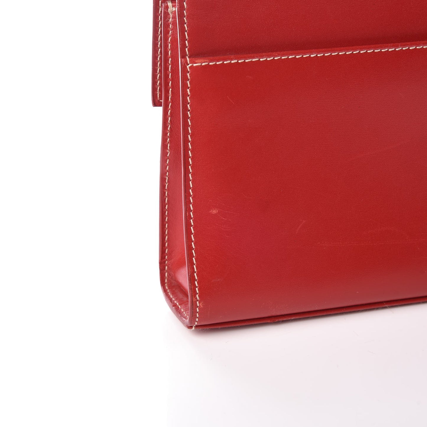 Calfskin Shoulder Bag Red