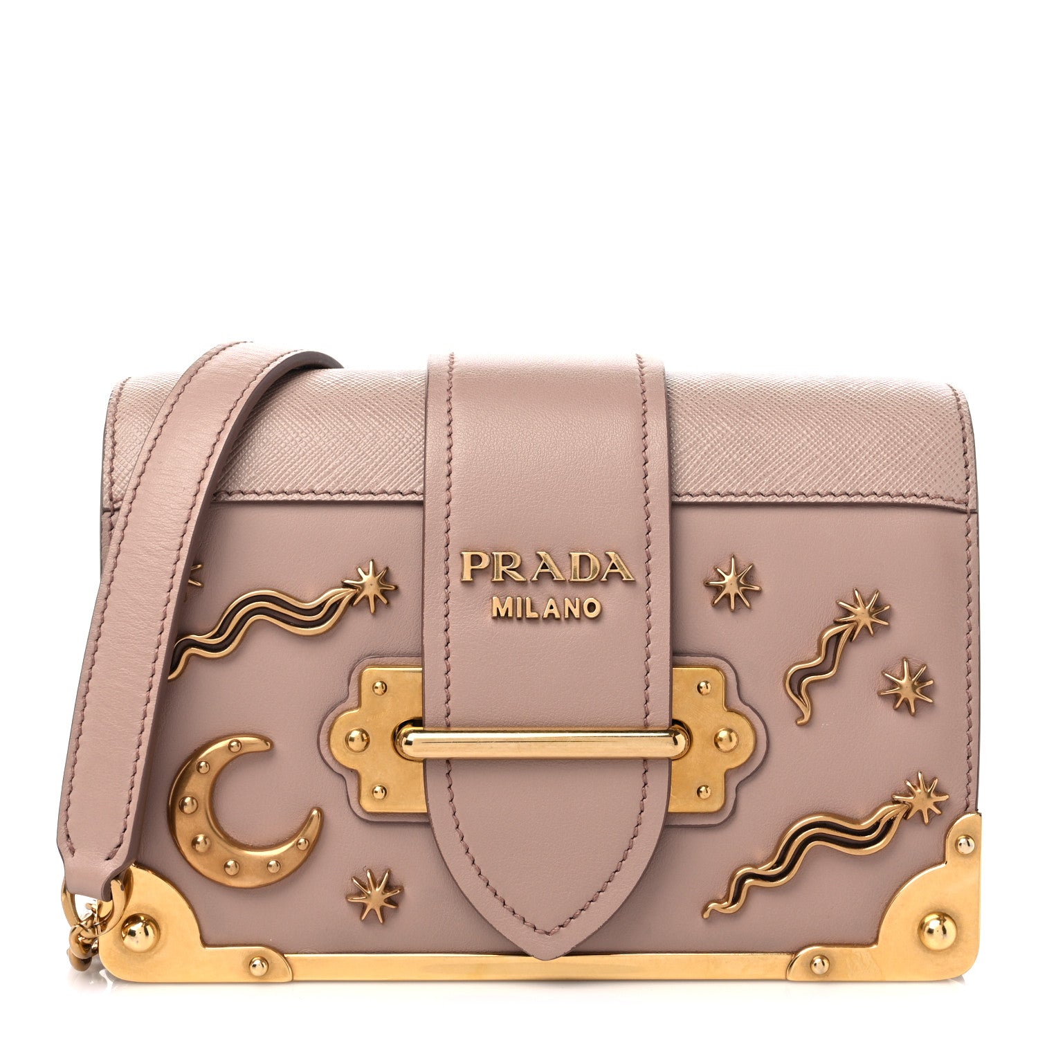 Prada City Calf Saffiano Astrology Cahier Bag Cipria 1 of 9