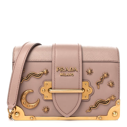 Prada City Calf Saffiano Astrology Cahier Bag Cipria 1 of 9